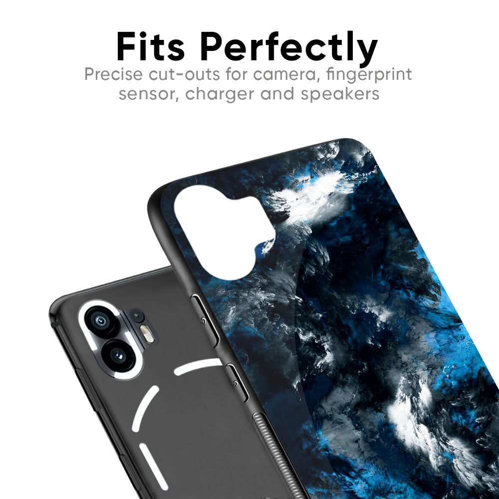 Cloudy Dust Glass Case for Nothing Phone 2