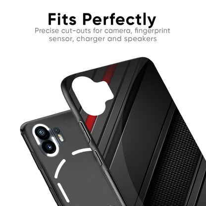 Modern Abstract Glass Case for Nothing Phone 2