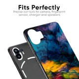 Multicolor Oil Painting Glass Case for Nothing Phone 2