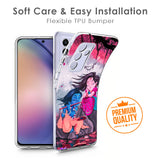 Radha Krishna Art Soft Cover for Oppo F7 Youth