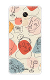 Abstract Faces Xiaomi Redmi 5 Plus Back Cover