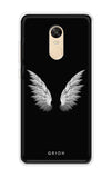 White Angel Wings Xiaomi Redmi 5 Plus Back Cover