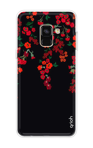 Floral Deco Samsung A8 Plus 2018 Back Cover
