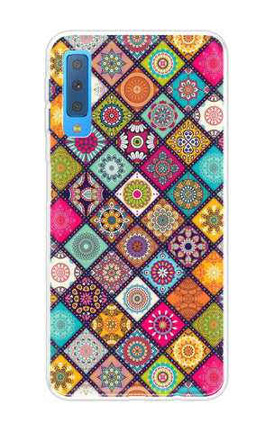 Multicolor Mandala Samsung A7 2018 Back Cover
