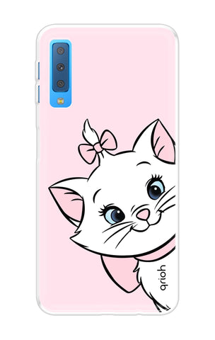 Cute Kitty Samsung A7 2018 Back Cover