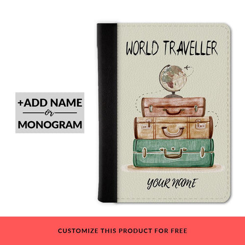 World Traveller Custom Passport Cover