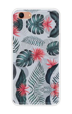 Retro Floral Leaf Oppo A83 Back Cover