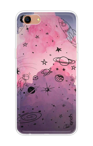 Space Doodles Art Oppo A83 Back Cover