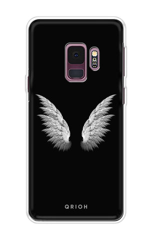 White Angel Wings Samsung S9 Back Cover