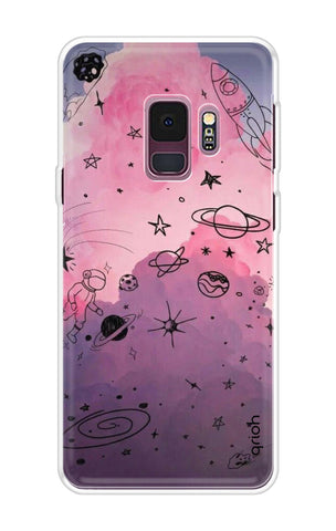 Space Doodles Art Samsung S9 Back Cover