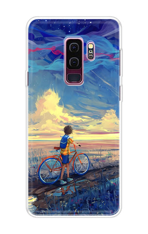 Riding Bicycle to Dreamland Samsung S9 Plus Back Cover