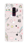 Unicorn Doodle Samsung S9 Plus Back Cover