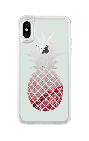 Exotic Fruit Rose Snow Globe iPhone Glitter Cases & Covers Online 
