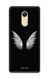 White Angel Wings Redmi Note 5 Back Cover