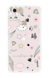 Unicorn Doodle Vivo V7 Back Cover