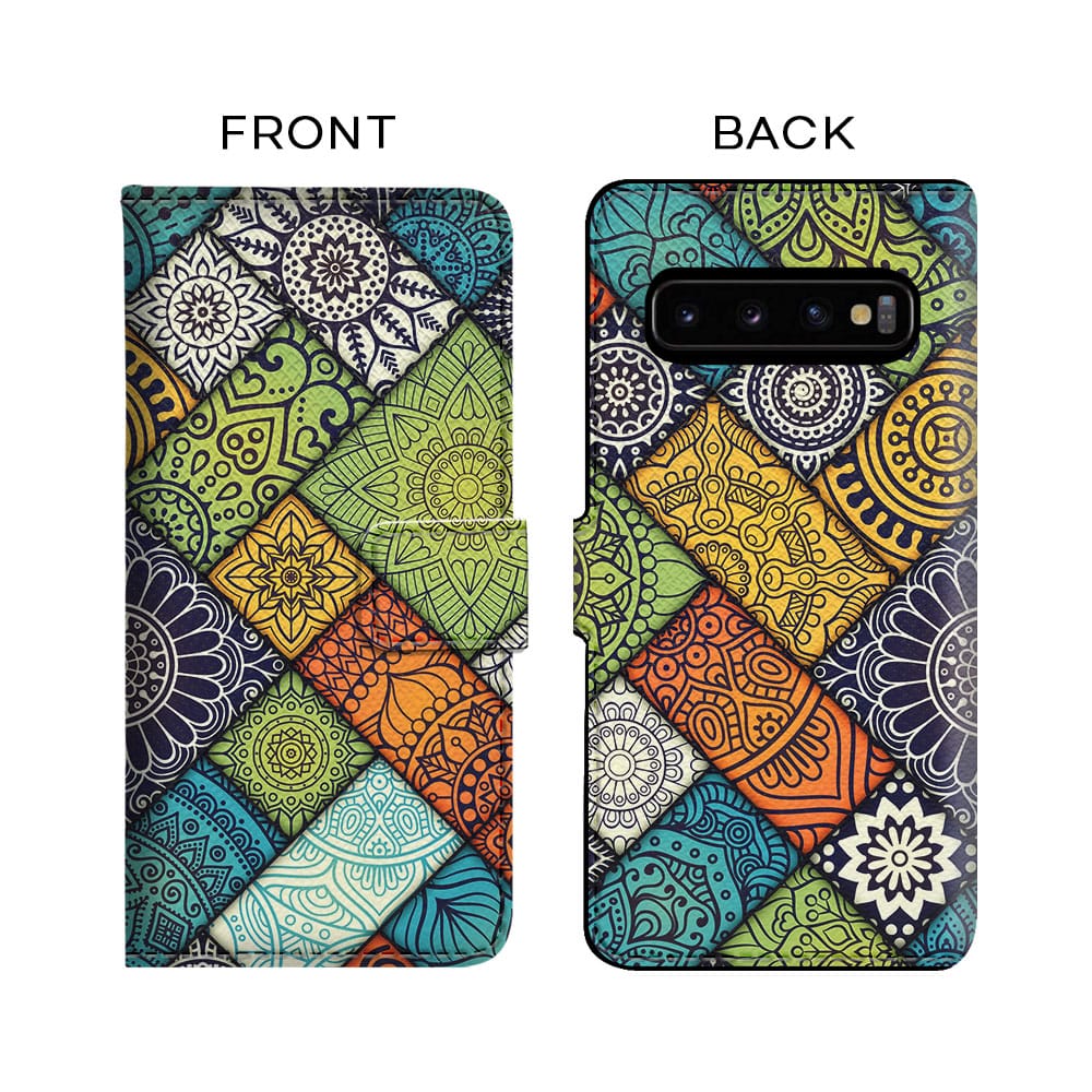 Multi Mandala Pattern Flip Case for Samsung