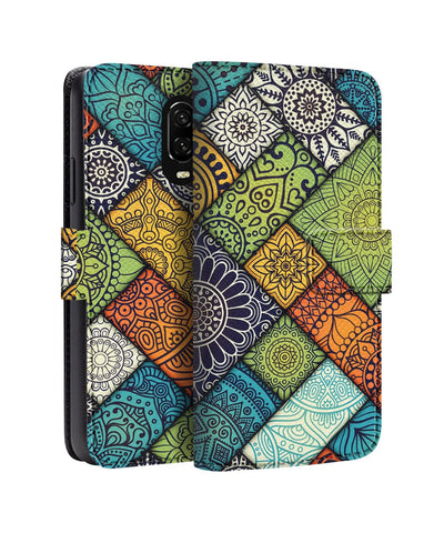 Multi Mandala Pattern OnePlus Flip Cases & Covers Online
