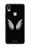 White Angel Wings Vivo V9 Back Cover