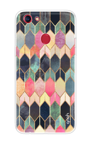 Shimmery Pattern Oppo F7 Back Cover