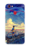 Riding Bicycle to Dreamland Oppo F7 Back Cover
