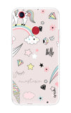 Unicorn Doodle Oppo F7 Back Cover