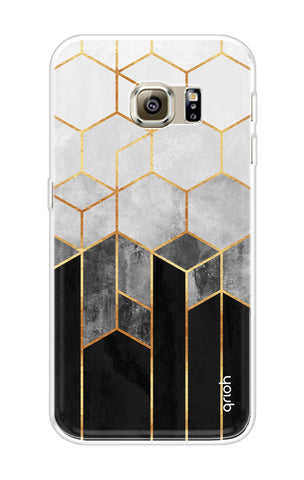 Hexagonal Pattern Samsung S6 Edge Back Cover