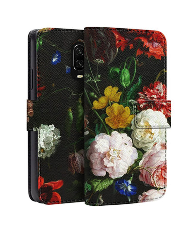 Colorful Floral Pattern OnePlus Flip Cases & Covers Online