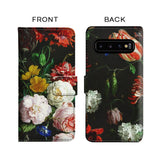 Colorful Floral Pattern Flip Case for Samsung