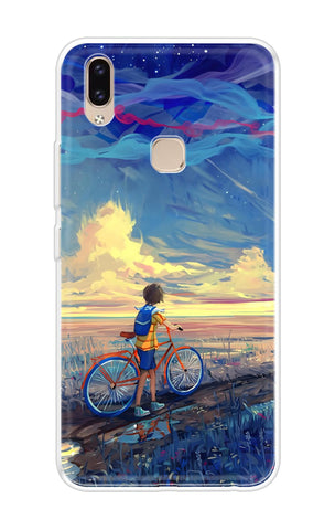 Riding Bicycle to Dreamland Vivo V9 Youth Back Cover