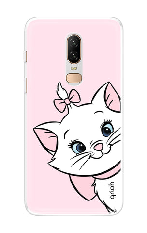 Cute Kitty OnePlus 6 Back Cover
