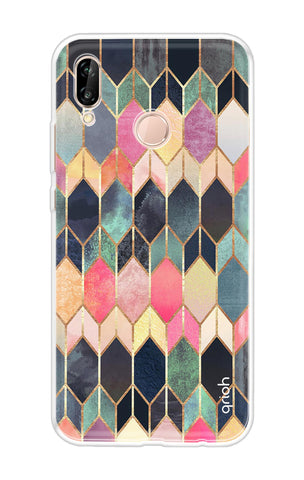 Shimmery Pattern Huawei P20 Lite Back Cover