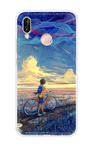 Riding Bicycle to Dreamland Huawei P20 Lite Back Cover