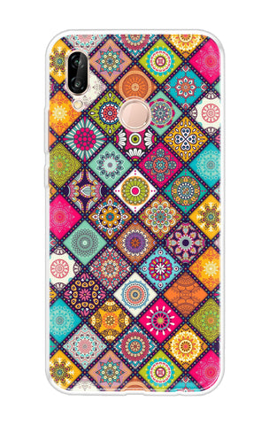 Multicolor Mandala Huawei P20 Lite Back Cover