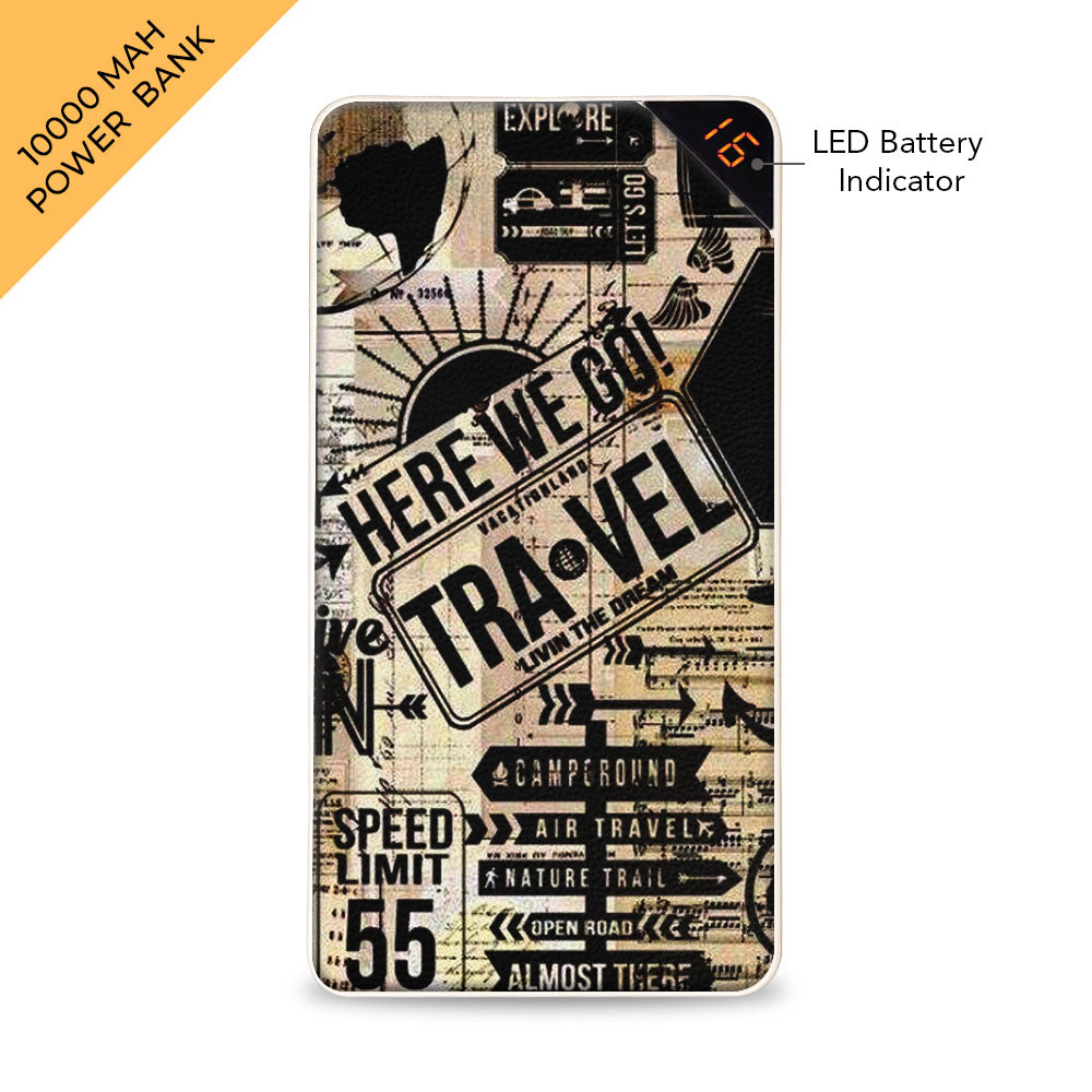 Travel the World 10000 mAh Universal Power Bank Online