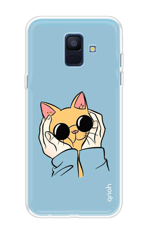 Attitude Cat Samsung A6 Back Cover