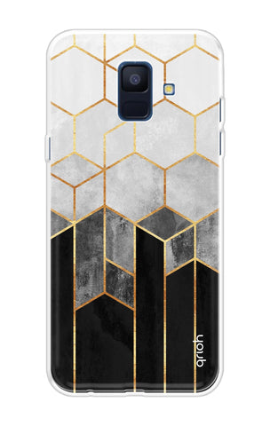 Hexagonal Pattern Samsung A6 Back Cover