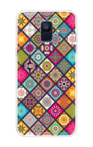 Multicolor Mandala Samsung A6 Back Cover