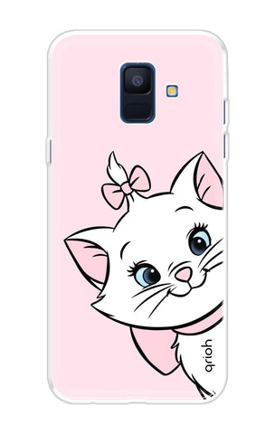 Cute Kitty Samsung A6 Back Cover