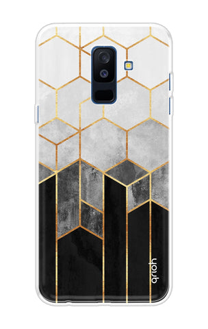 Hexagonal Pattern Samsung A6 Plus Back Cover
