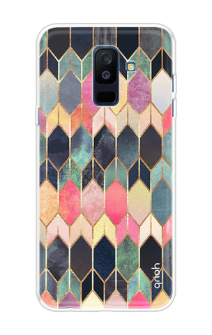 Shimmery Pattern Samsung A6 Plus Back Cover