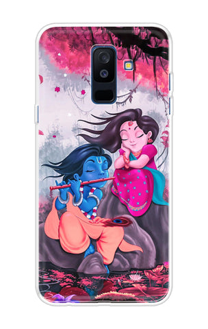 Radha Krishna Art Samsung A6 Plus Back Cover