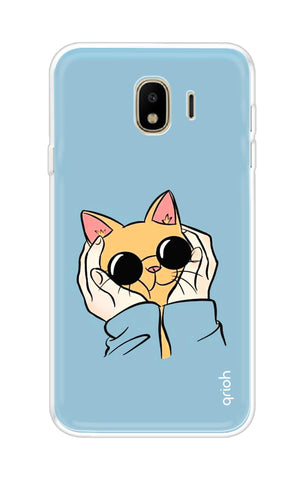 Attitude Cat Samsung J4 Back Cover