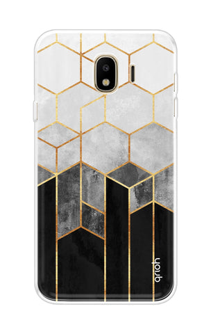 Hexagonal Pattern Samsung J4 Back Cover