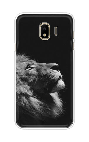 Lion Looking to Sky Samsung J4 Back Cover