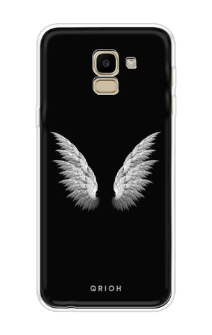 White Angel Wings Samsung J6 Back Cover