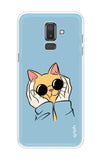 Attitude Cat Samsung J8 Back Cover