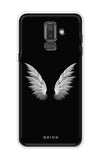 White Angel Wings Samsung J8 Back Cover