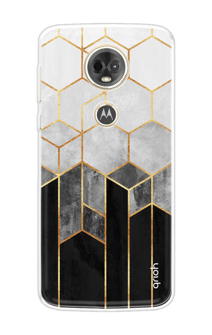 Hexagonal Pattern Motorola Moto E5 Plus Back Cover