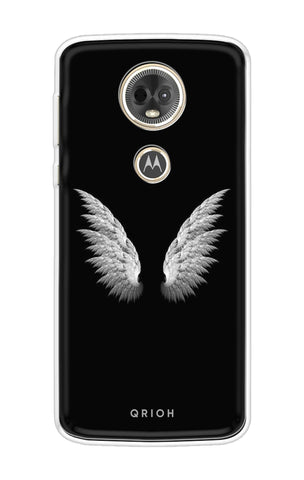 White Angel Wings Motorola Moto E5 Plus Back Cover