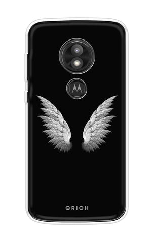 White Angel Wings Motorola Moto E5 Play Back Cover